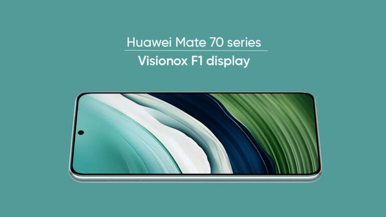 Huawei Mate 70 Visionox F1 display