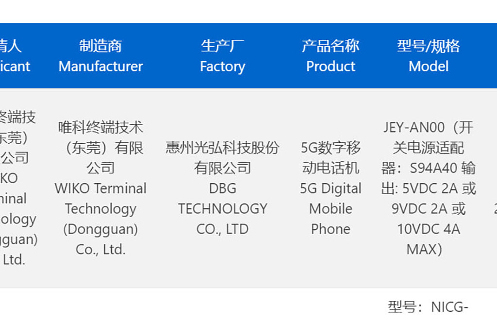 Huawei Hi Enjoy 40W charging