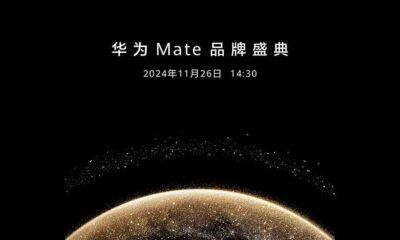 Huawei Mate 70 series launch set for November 26, 2024