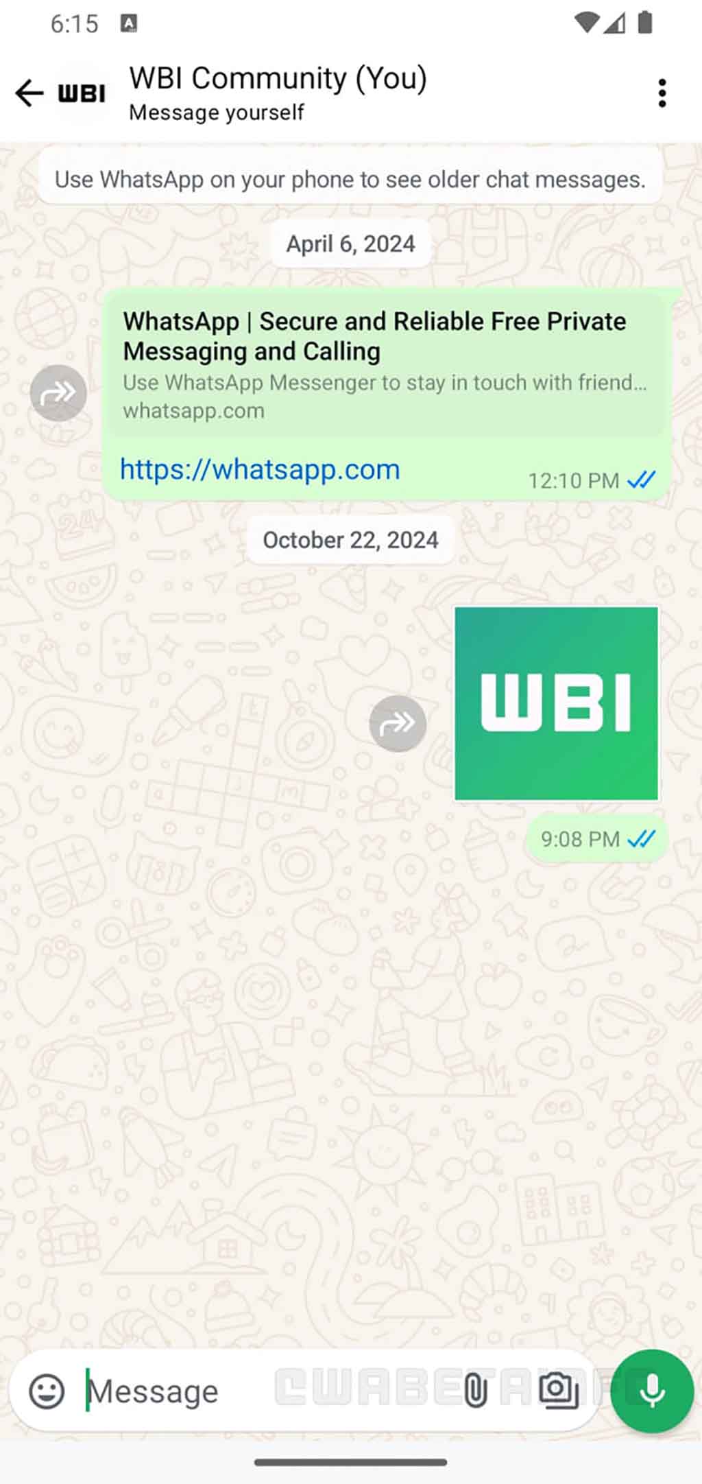 WhatsApp Gallery Shortcut