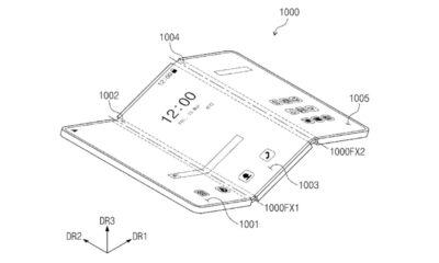 Samsung tri-fold Huawei design