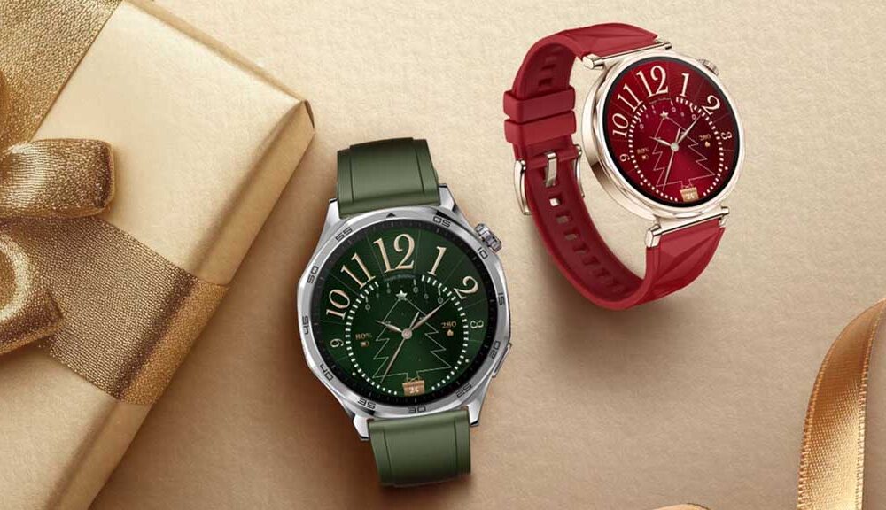 Huawei introduces Watch GT 5 Christmas Edition in red and green colors