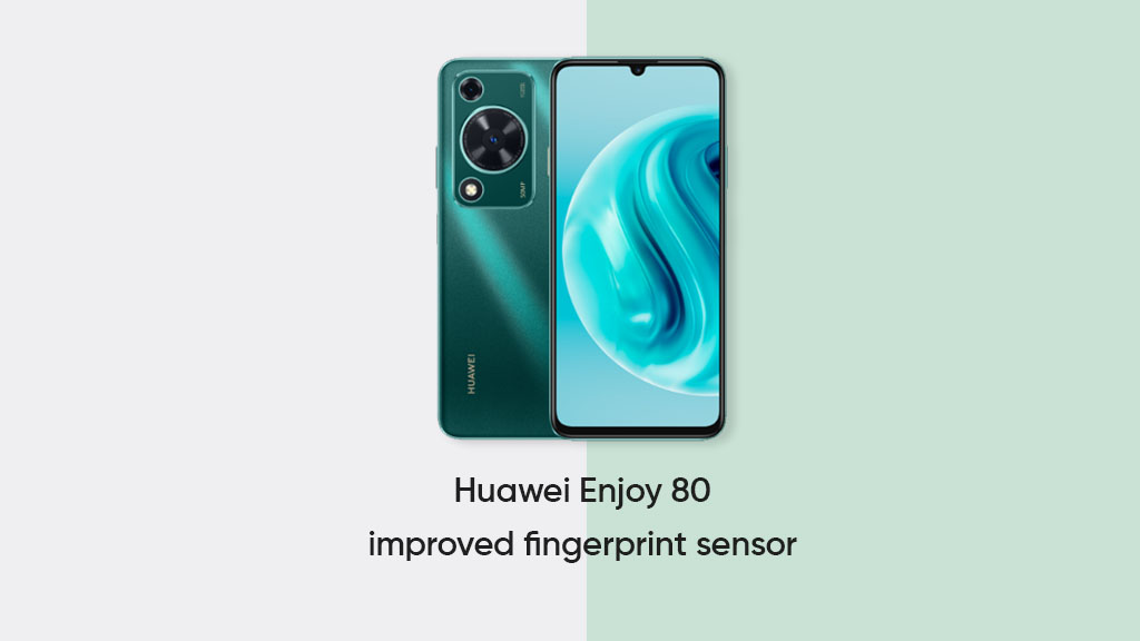 Huawei Enjoy 80 fingerprint sensor