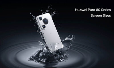 Huawei Pura 80 screen sizes