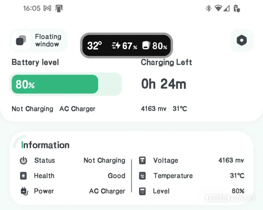 Android 15 QPR1 bypass charging