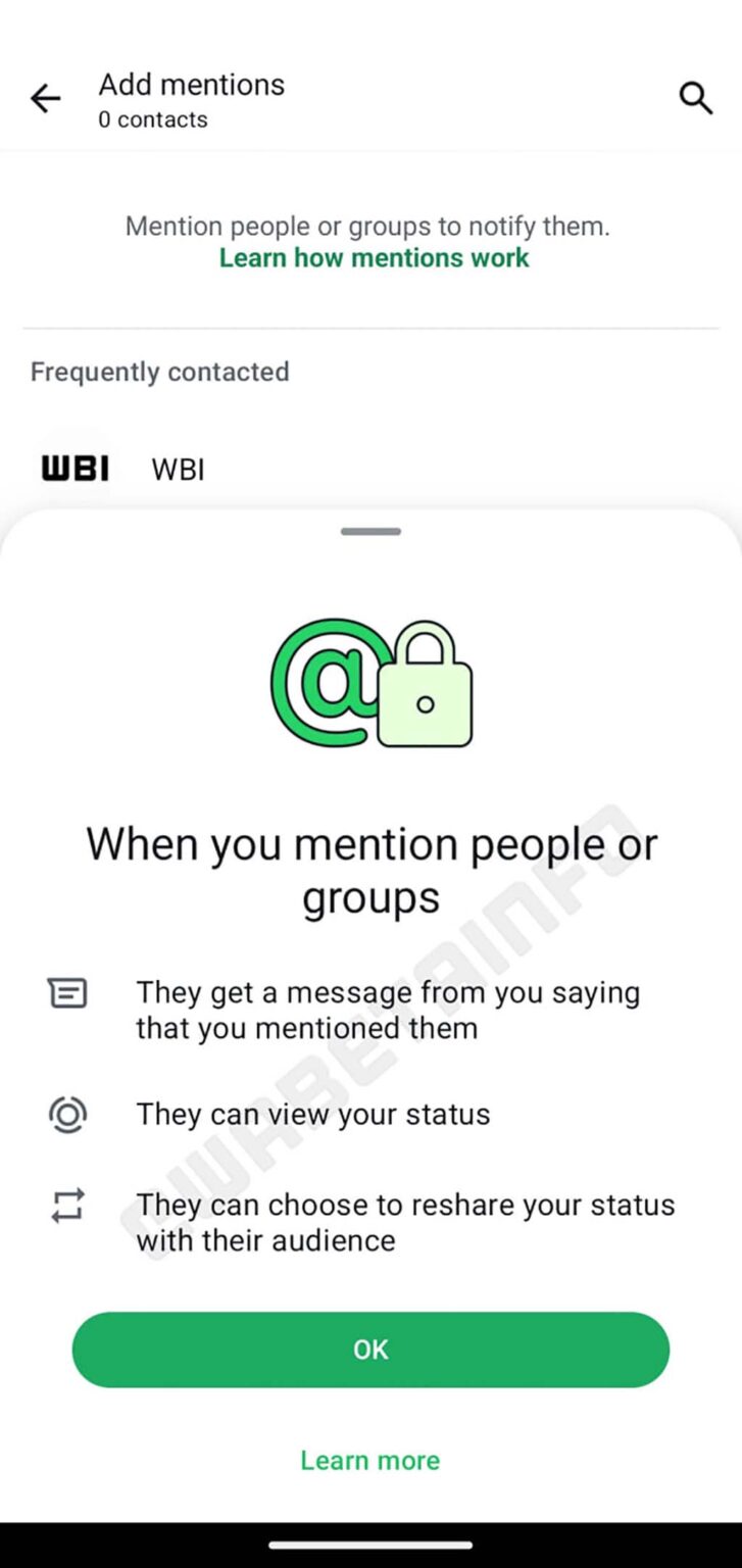 Whatsapp May Soon Let You Mention Groups On Status Updates Huawei Central