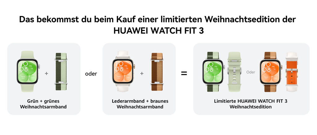 Huawei Watch Fit 3 Christmas Edition